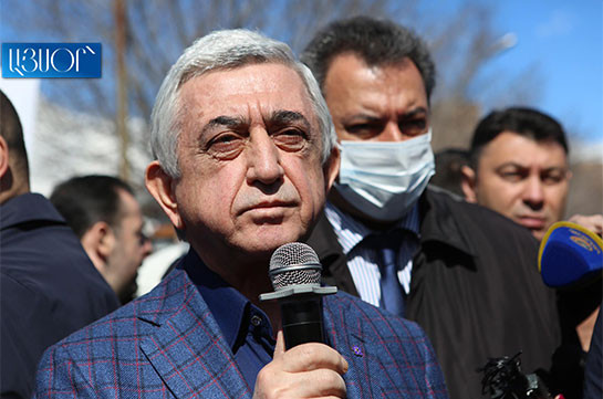 Серж Саргсян: Я никогда не оставлю политический окоп, который защищает армянскую государственность