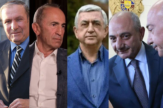 Ex-presidents of Armenia, Artsakh meet, discuss post-war situation in Artsakh