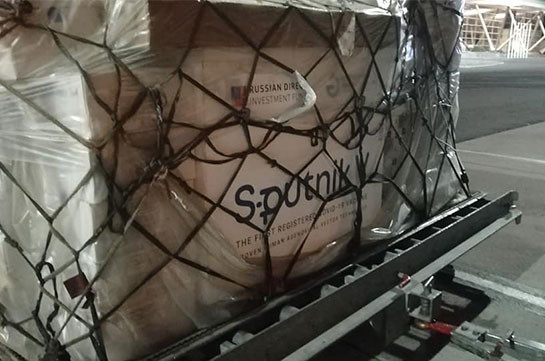 First batch of Russian Sputnik V vaccine delivered to Armenia