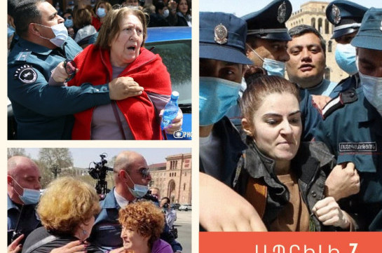 Ани Самоснян обратилась к начальнику полиции Армении в связи с применением полицейскими несоразмерной силы к журналисту и женщинам движения «ВЕТО»