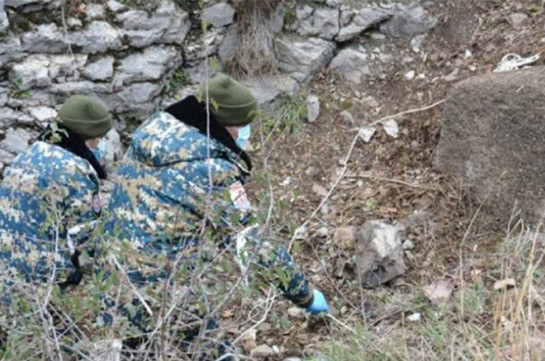 Поиск тел погибших военнослужащих в южном крыле Кашатагского района вчера не дал  результатов