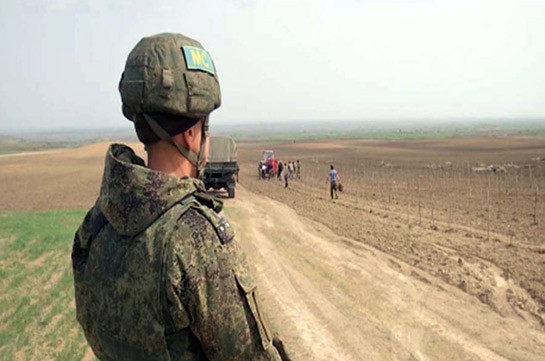 Российские миротворцы обеспечивают безопасность проведения сельскохозяйственных работ в Нагорном Карабахе