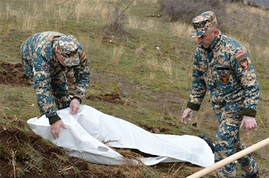 Artsakh rescuers found two bodies of killed Armenian servicemen