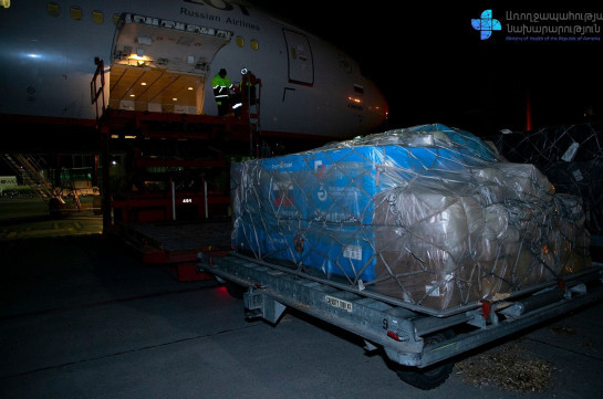 14 հազար երկրորդ դեղաչափ «Sputnik-V» պատվաստանյութն այս գիշեր հասել է Հայաստան
