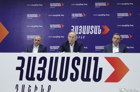Известна первая двадцатка предвыборного списка блока «Армения»