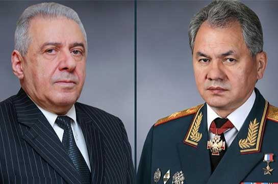 Арутюнян и Шойгу обсудили договоренности по развязке ситуации на армяно-азербайджанской границе