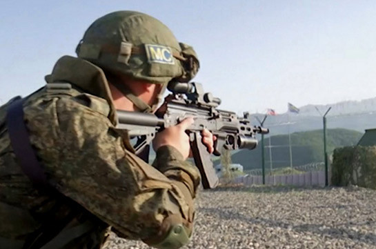 Российские миротворцы провели тренировку по обороне наблюдательного поста в Нагорном Карабахе