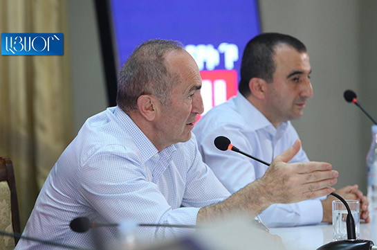 Kocharyan says he would considered himself a deserter if hasn’t entered the political fight