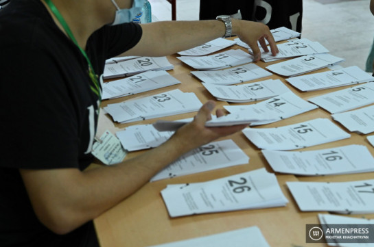 Известны результаты электронного голосования: блок «Армения» получил 135 голосов, «Гражданский договор» – 163