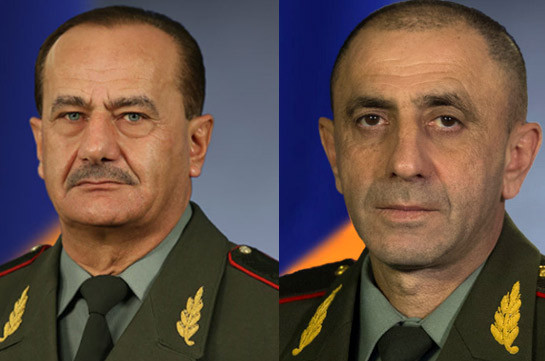 Head of Air Defense Troops and head of Engineering Troops of Armenia’s Armed Forces sacked