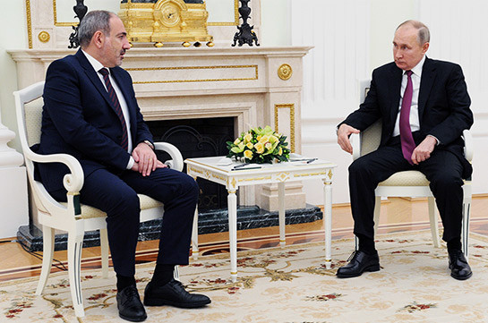 На границе с Азербайджаном имеем очаг постоянного беспокойства - Пашинян на встрече с Путиным