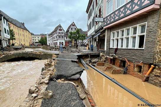Գերմանիայում ջրհեղեղի զոհերի թիվը գերազանցել է 100-ը