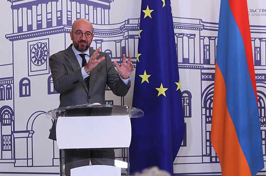 ЕС хочет стать активным партнером Армении – Шарль Мишель