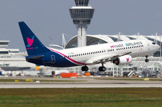 “MyWay” Airlines starts operating flights on the route Tbilisi-Yerevan-Tbilisi