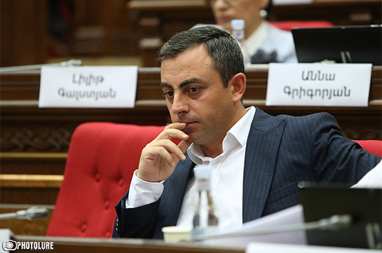 Ишхан Сагателян не избран вице-спикером парламента