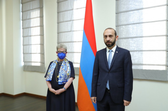 Арарат Мирзоян обсудил с главой делегации ЕС гуманитарные проблемы в Арцахе