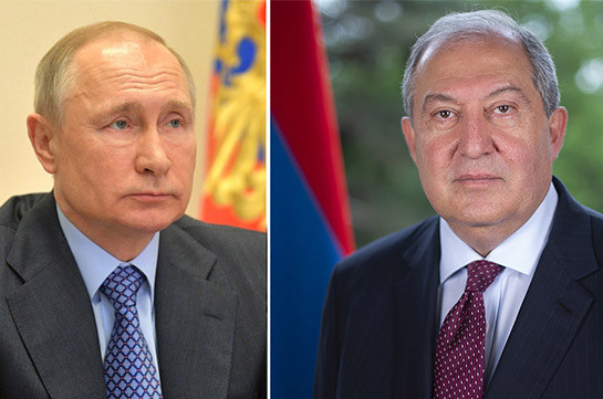 В Армении высоко ценят Вас – Армен Саркисян поздравил Путина с днем рождения
