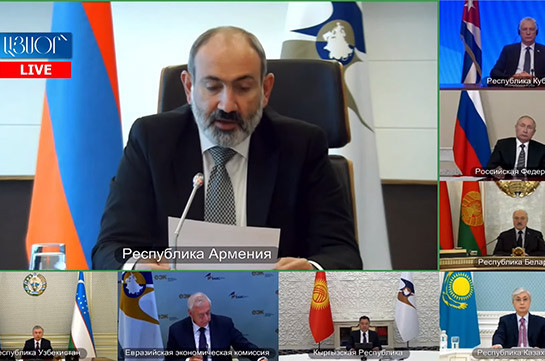 Премьер Армении считает важным защитить рынок ЕАЭС от экономического давления третьих сторон (Видео)