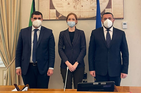 Члены делегации парламента Армении встретились в Риме с главой делегации Италии в ПАСЕ