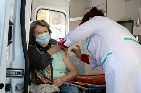 В Армении проведено 890 797 вакцинаций