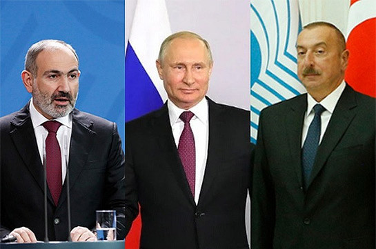 Путин, Алиев, Пашинян встретятся 26 ноября в Сочи - Кремль