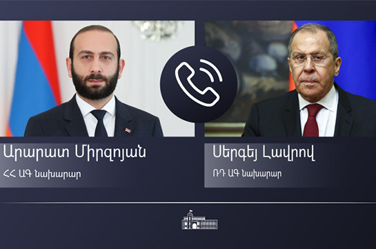 Главы МИД Армении и РФ обсудили в ходе телефонного разговора урегулирование конфликта в Нагорном Карабахе