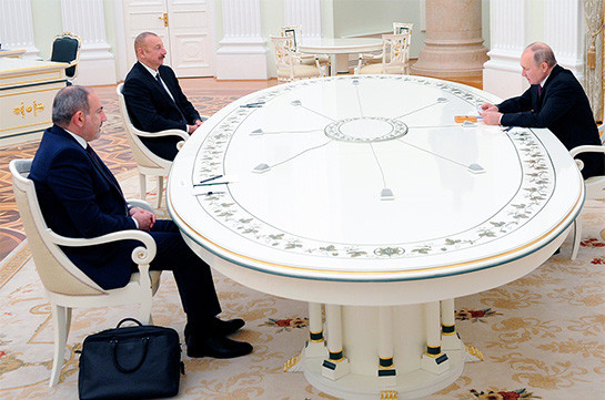 В Сочи началась встреча Путина, Алиева и Пашиняна