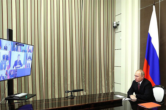 Պուտինը ՌԴ Անվտանգության խորհրդին ներկայացրել է Փաշինյանի ու Ալիևի հետ հանդիպման արդյունքները