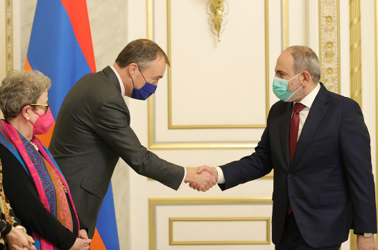 Никол Пашинян принял специального представителя ЕС по вопросам Южного Кавказа