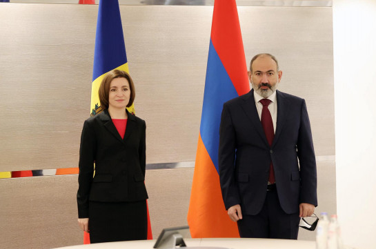 Никол Пашинян провел встречу с президентом Молдовы