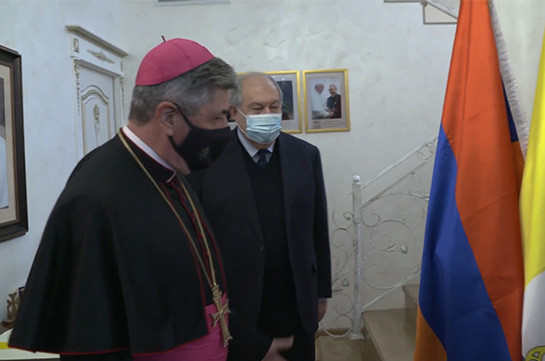 Արմեն Սարգսյանն այցելել է Հայաստանում Սուրբ Աթոռի առաքելական նվիրակություն