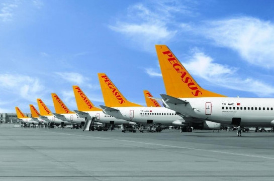 Турецкая компания Pegasus представила в КГА Армении заявку на выполнение рейсов Ереван-Стамбул