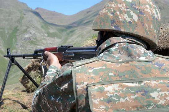 Военнослужащий ВС Армении получил ранение в результате обстрела со стороны азербайджанских сил