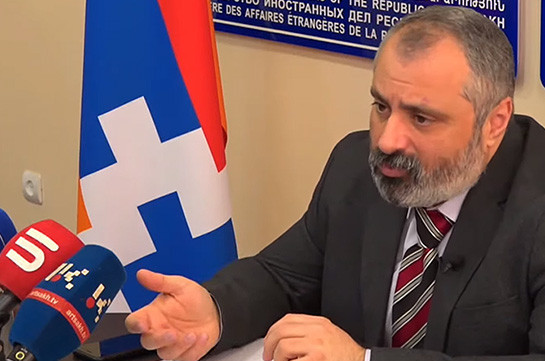 Глава МИД Арцаха: В вопросе азербайджано-карабахского конфликта подход официального Степанакерта остается неизменным – статус и границы