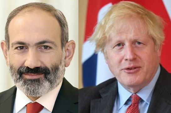 Никол Пашинян направил поздравительное послание Борису Джонсону по случаю 30-летия установления армяно-британских дипломатических отношений