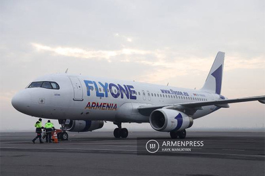 Авиакомпания Flyone Armenia начнет регулярные рейсы по маршруту Ереван-Москва-Ереван