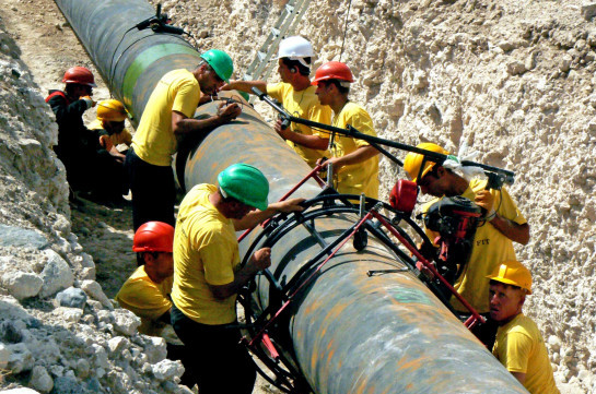 В связи с проведением восстановительных работ на магистральном газопроводе Красный мост-Севкар-Берд приостановлена подача природного газа в Армению