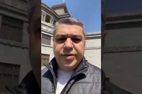Глава оппозиционной партии «Отечество» Ванецян объявил бессрочную акцию протеста на площади Свободы (Видео)