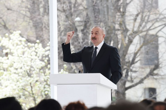 Алиев: Если Армения не подпишет мирный договор, то мы не признаем территориальную целостность Армении