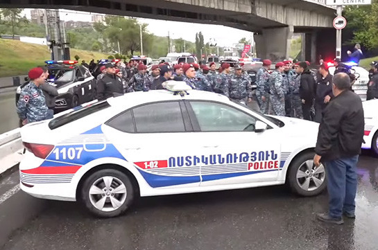 Полиция задержала в Ереване 91 участника акций неповиновения