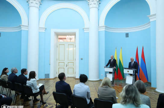 Президент Литвы обещал максимально содействовать сохранению армянского христианского наследия в Арцахе – Ваагн Хачатурян