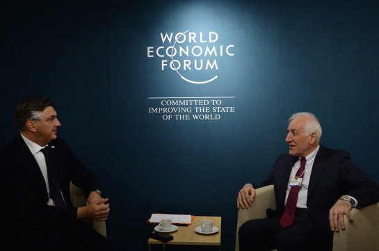 Վահագն Խաչատուրյանը Խորվաթիայի վարչապետի հետ քննարկել է Հայաստան-Եվրամիություն գործակցությանը վերաբերող հարցեր