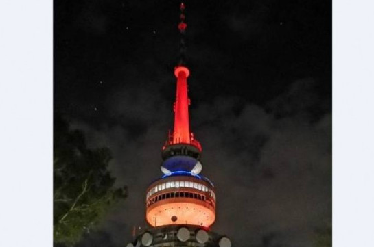 Հանրապետության տոնի առթիվ Ավստրալիայի մայրաքաղաքի հեռուստաաշտարակը լուսավորվել է Հայաստանի դրոշի գույներով
