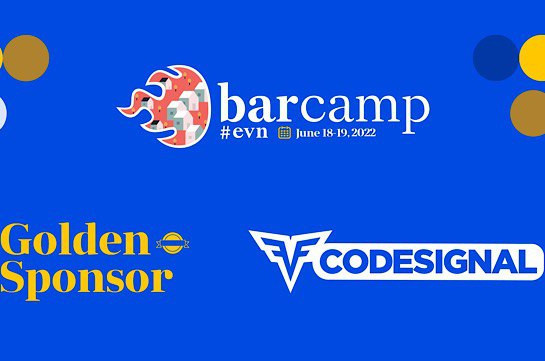 CodeSignal ընկերությունը՝ BarCamp միջոցառման ոսկե հովանավոր