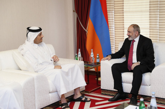 Նիկոլ Փաշինյանն ու Կատարի ԱԳ նախարարը քննարկել են Հայաստանի և Կատարի միջև հարաբերությունների հետագա զարգացմանն ու ամրապնդմանը վերաբերող հարցեր