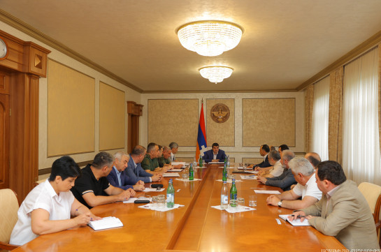Президент Арцаха созвал расширенное заседание Совета безопасности