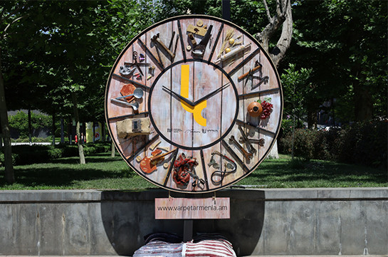 «Հայաստանի վարպետ» մրցույթի շրջանակում Երևանում տեղադրվեց «Վարպետաց ժամացույցը»