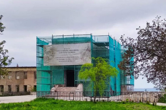 Армянская церковь «Канач жам» в Шуши полностью разрушена азербайджанцами