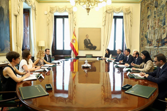 Арарат Мирзоян представил председателю Конгресса депутатов Испании последние развития в процессе нормализации Армения-Турция