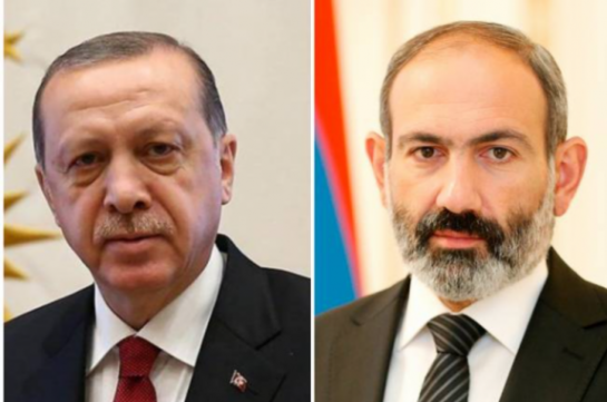 Пашинян и Эрдоган провели телефонный разговор, обсудили нормализацию отношений